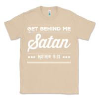 Mushroom Get behind me Satan Matthew 1623 Quote Classic Tee - longCreatives
