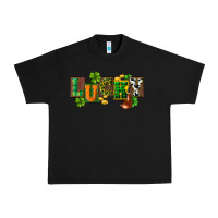 Black Western lucky St. Patrick's Day Urban Heavy Tee - CowGirlArtShop