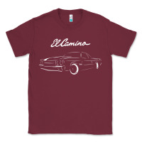 Burgundy El Camino Classic Tee - longCreatives