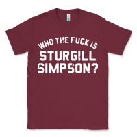 Burgundy who the fuck is sturgill simpson Classic Tee - longCreatives