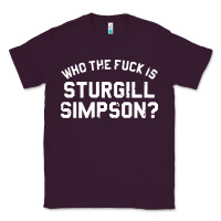 Plum who the fuck is sturgill simpson Classic Tee - longCreatives