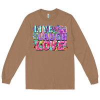 Toasted Coconut Live laugh love hippie Valentine's Day Long Sleeve Tee - FaDigitalArtStudio