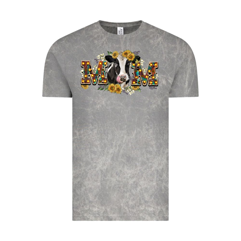 Mom With Cow Vintage Tee by CowGirlArtShop | Teevron