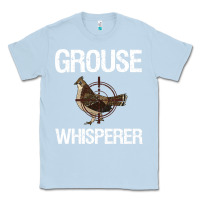 Dusty Blue Ruffed Grouse Hunting Bird Spruce Grouse Classic Tee - longCreatives