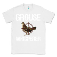 White Ruffed Grouse Hunting Bird Spruce Grouse Classic Tee - longCreatives