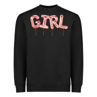 Black Girl balloon Heavyweight Sweatshirt - Artiststas