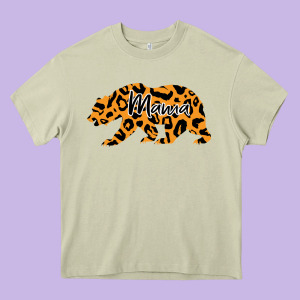 Mama Bear Heavy Core Tee Designed By Bettercallsaul