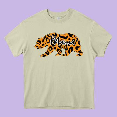 Mama Bear Heavy Core Tee Designed By Bettercallsaul