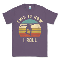 Lavender Skater - This Is How I Roll Retro Skateboard Gift Classic Tee - longCreatives