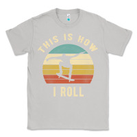 Moon Dust Skater - This Is How I Roll Retro Skateboard Gift Classic Tee - longCreatives