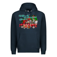Navy It's the Most Wonderful Of The Premium Hoodie - CowhideDigitalArt