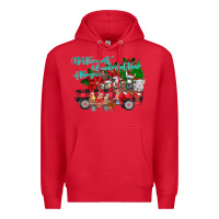 Red It's the Most Wonderful Of The Premium Hoodie - CowhideDigitalArt