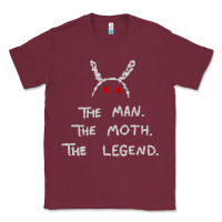 Burgundy The Man The Moth The Legend Mothman Classic Tee - longCreatives