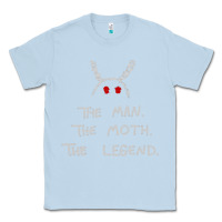 Dusty Blue The Man The Moth The Legend Mothman Classic Tee - longCreatives