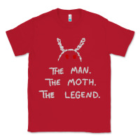 Red The Man The Moth The Legend Mothman Classic Tee - longCreatives