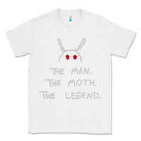 White The Man The Moth The Legend Mothman Classic Tee - longCreatives