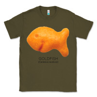 Army Green Scientific Goldfish Classic Tee - longCreatives
