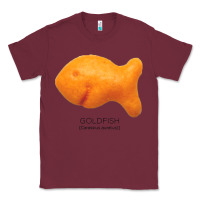 Burgundy Scientific Goldfish Classic Tee - longCreatives