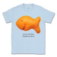 Dusty Blue Scientific Goldfish Classic Tee - longCreatives