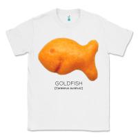 White Scientific Goldfish Classic Tee - longCreatives