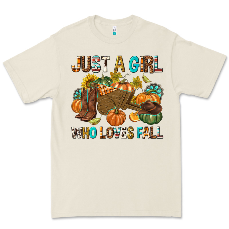 Just A Girl Who Loves Fall Premium Tee by texasbilliewilder | Teevron