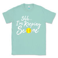 Seafoam Scorekeeper Softball Team Scorebook Keeper Raglan Baseball Classic Tee - longCreatives