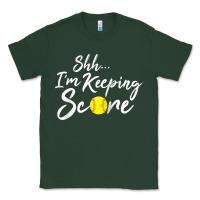 Sports Green Scorekeeper Softball Team Scorebook Keeper Raglan Baseball Classic Tee - longCreatives