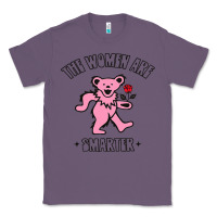Lavender The Women Are Dancing Bear Smarter Classic Tee - longCreatives