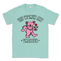 Seafoam The Women Are Dancing Bear Smarter Classic Tee - longCreatives