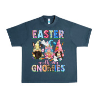 Midnight Navy Easter with my gnomies  Easter Day Urban Heavy Tee - CowGirlArtShop