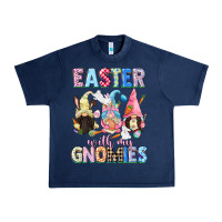 Navy Easter with my gnomies  Easter Day Urban Heavy Tee - CowGirlArtShop