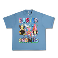 Pebble Blue Easter with my gnomies  Easter Day Urban Heavy Tee - CowGirlArtShop