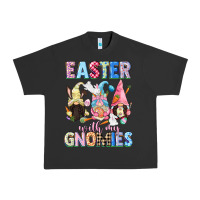 Pigment Black Easter with my gnomies  Easter Day Urban Heavy Tee - CowGirlArtShop