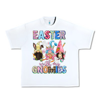 White Easter with my gnomies  Easter Day Urban Heavy Tee - CowGirlArtShop