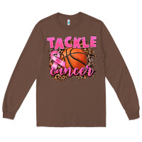Chestnut Tackle Cancer Basketball Long Sleeve Tee - FaDigitalArtStudio