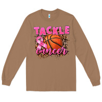 Toasted Coconut Tackle Cancer Basketball Long Sleeve Tee - FaDigitalArtStudio