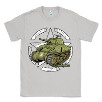 Moon Dust Sherman M4A1 WWII Army Tank History Vintage Classic Tee - longCreatives