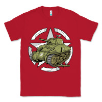 Red Sherman M4A1 WWII Army Tank History Vintage Classic Tee - longCreatives
