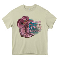 Mossy Walk By Faith Not By Sight Heavy Core Tee - JahusDesignShop