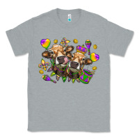Heather Grey Mardi Gras Heifers Classic Tee - HowdyJamesFarm