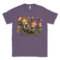 Lavender Mardi Gras Heifers Classic Tee - HowdyJamesFarm