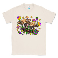 Natural Mardi Gras Heifers Classic Tee - HowdyJamesFarm