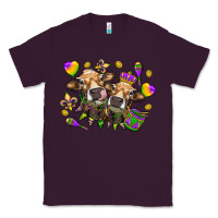 Plum Mardi Gras Heifers Classic Tee - HowdyJamesFarm