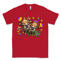 Red Mardi Gras Heifers Classic Tee - HowdyJamesFarm