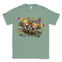 Sage Mardi Gras Heifers Classic Tee - HowdyJamesFarm