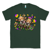Sports Green Mardi Gras Heifers Classic Tee - HowdyJamesFarm