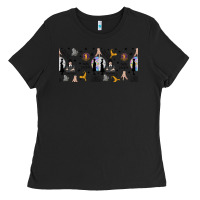 Black gothic girl and colorful girl Ladies Tee - TumblerDesignByShophia