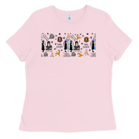 Bubblegum Pink gothic girl and colorful girl Ladies Tee - TumblerDesignByShophia