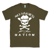 Army Green kenny chesney, no shoes nation vintage Classic Tee - longCreatives