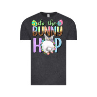 Vintage Black Do the bunny hop Easter Day Vintage Tee - HowdyJamesFarm